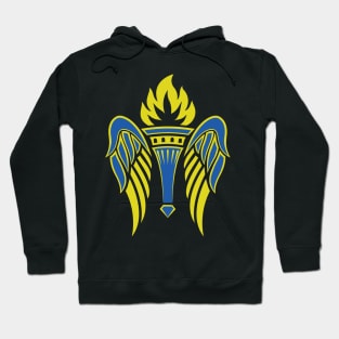 Winged torch Hoodie